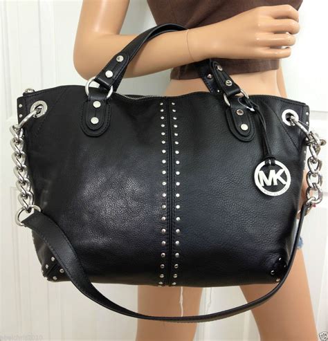 black glitter michael kors purse|Michael Kors silver handbags.